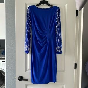 Beautiful cocktail dress in cobalt blue